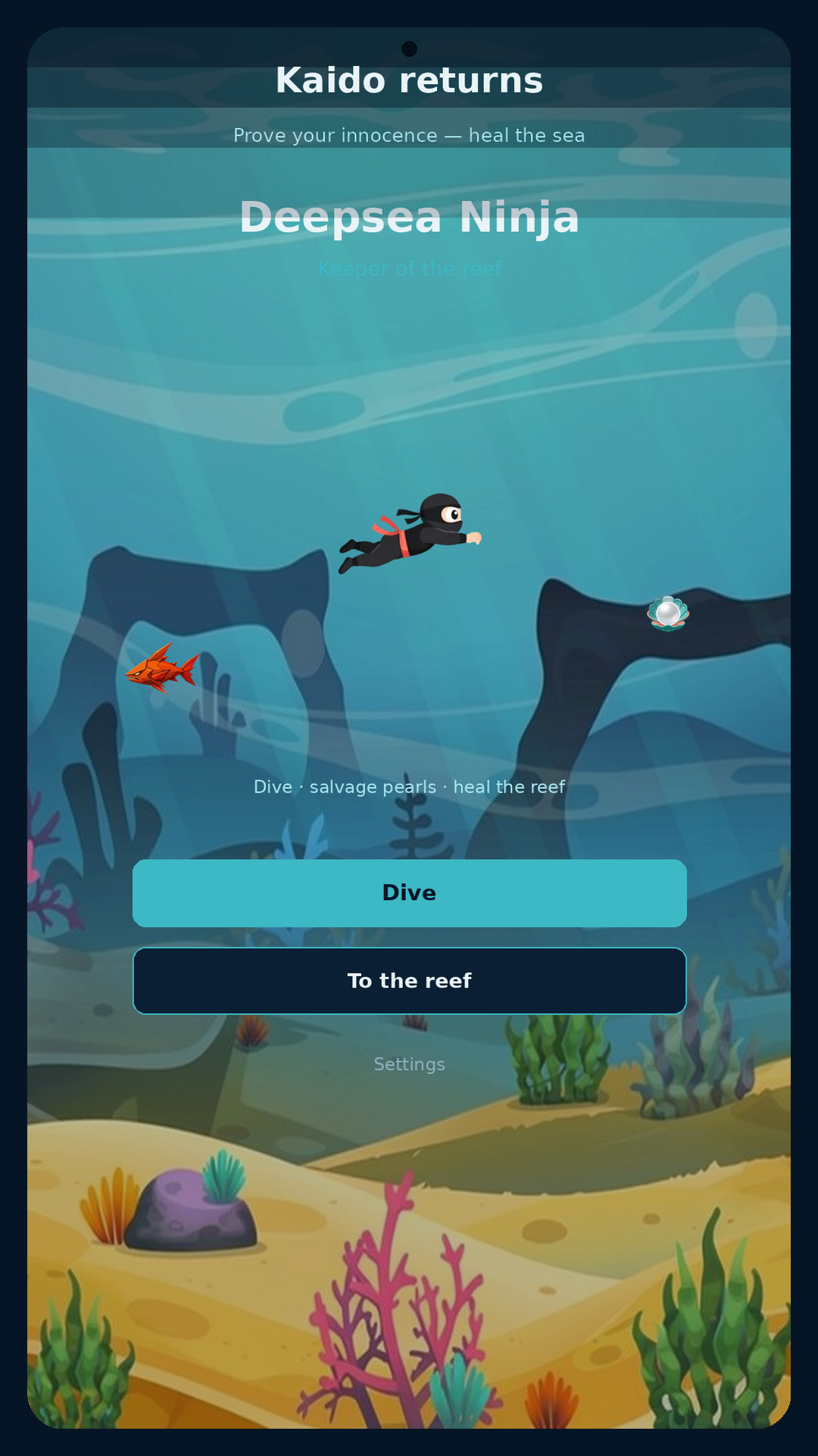 Deepsea Ninja screenshot 1