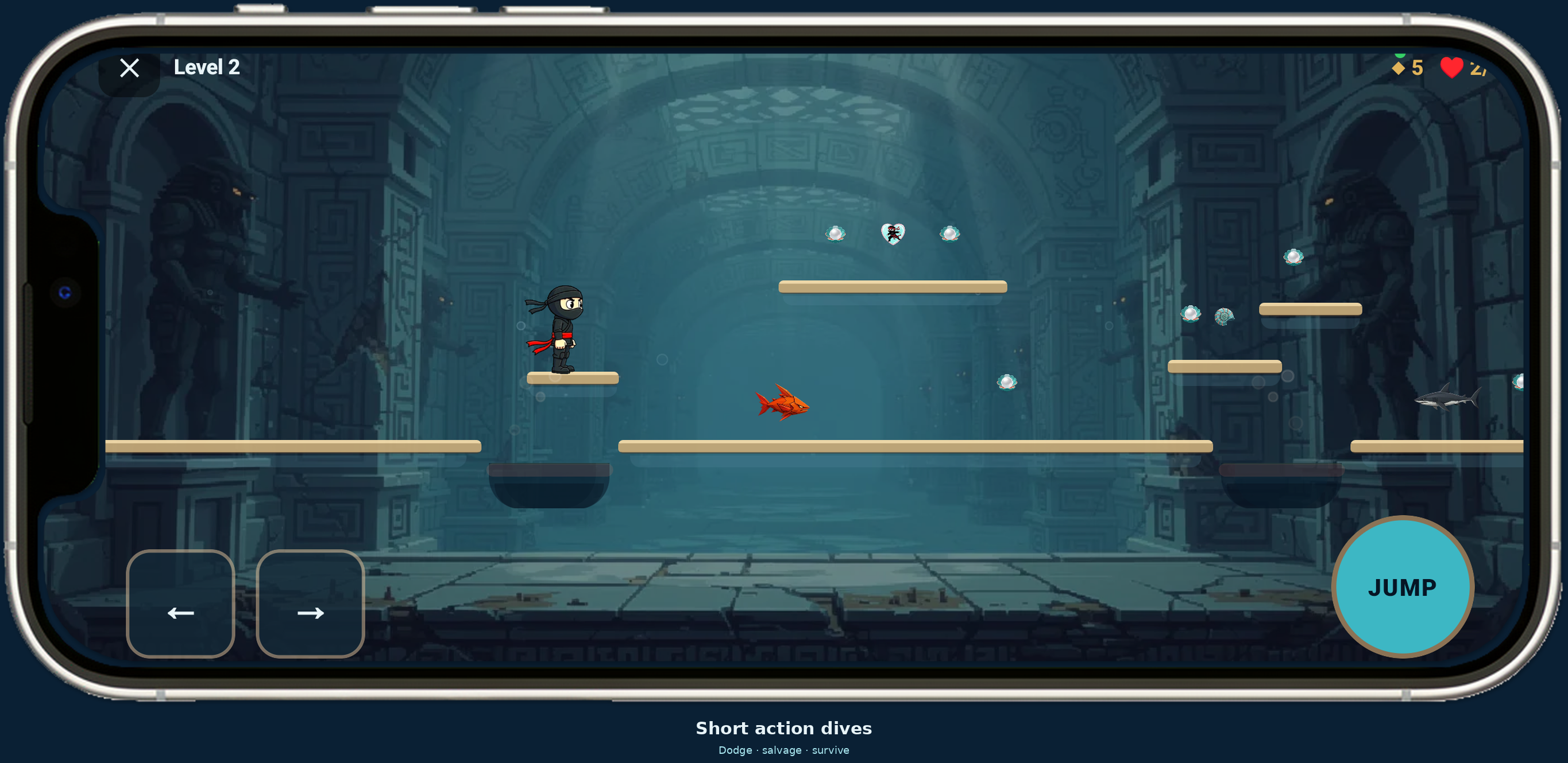 Deepsea Ninja screenshot 2